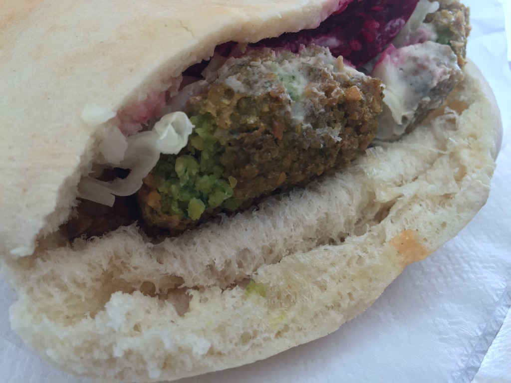 Israel 15 Falafel at diamond cutter for lunch