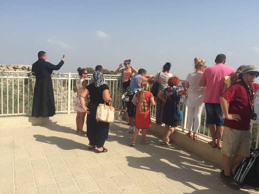 Israel 17 Armenians looking at Armageddon Valley